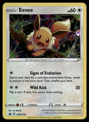 Eevee - SWSH: Sword & Shield Promo Cards SWSH118 Pokemon TCG - Image 1 of 2