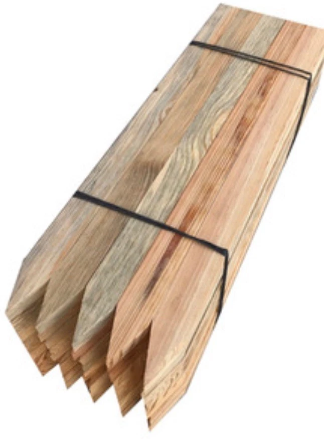 Estacas de madera de 450 mm x 19 mm x 38 mm estacas de cercado tratadas a presión (paquete de 12) Foto 1 de 1