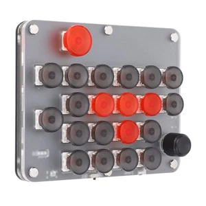 21 Tasten Programmierbare Tastatur Ein Handmakro -mechanische Tastatur - Bild 1 von 22