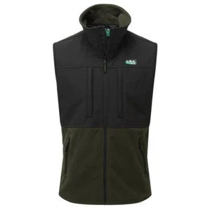 Ridgeline - Gilet ibrido in pile con zip e pile - oliva/nero - Foto 1 di 2