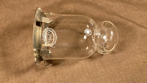 Antique Reflex Original Gas Vapor Pressure Light Lamp Light Burner Globe Part Cover