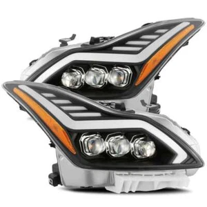 AlphaRex Fits 08-13 Infiniti G37 Coupe SD NOVA LED Proj Headlights Plank Gloss - Bild 1 von 6