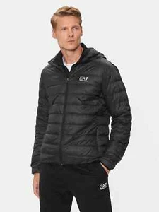 EA7 Emporio Armani Herren Schwarz Daunenjacke Übergangsjack (8NPB24-PNGPZ-1200) - Bild 1 von 6