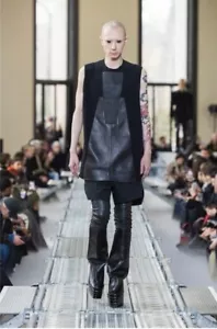 100% Original Rick Owens Luxor Leather Top Size M Runwaystyle - Bild 1 von 13