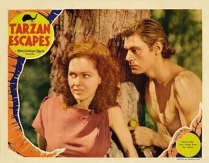 Tarzan Escapes 10" x 8" Lobby Card Reproduction - Johnny Weissmuller #1492 - Picture 1 of 1