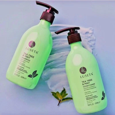 Luseta Tea Tree Mint Shampoo and Conditioner 16 fl oz  Fights Hair Loss - Image 1 of 4
