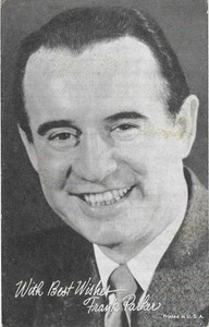 EXHIBIT CO. ARCADE VOCALISTS CARD 1950'S FRANK PARKER!! RARE, POPULAR CARD!!