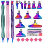  21Pcs Diamond Art Painting Tools Glitter Diamond B-3 Shiny Pens + Rainbow Tips