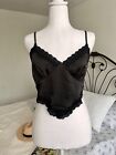 Forever 21 Black Camisole Tank Top New With Tags, Tie Back Super Cute Summer Top