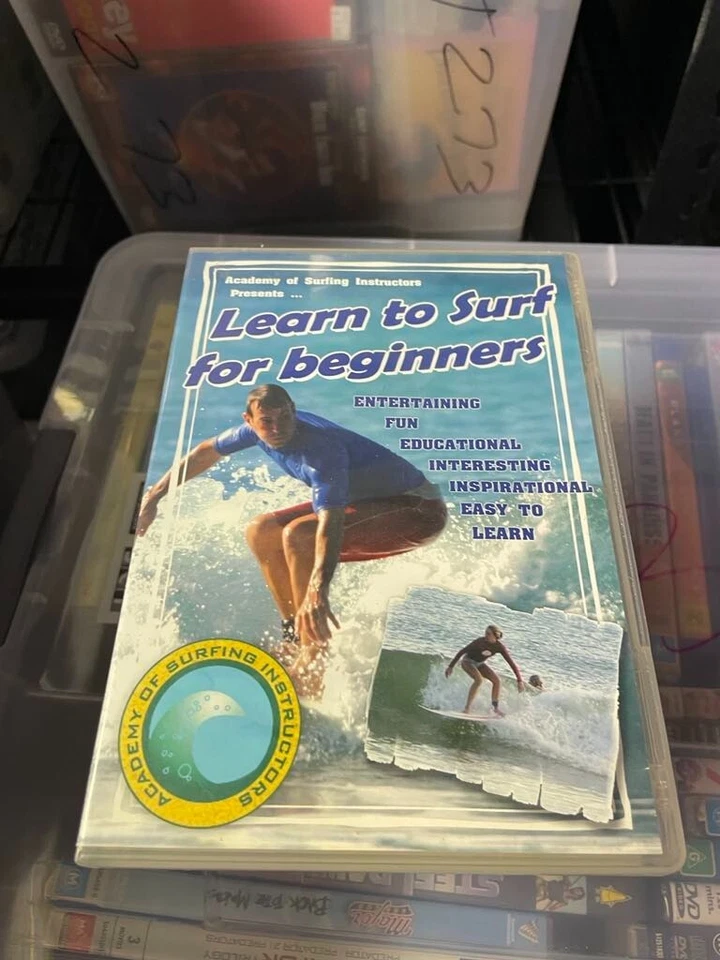 LEARN TO SURF For BEGINNERS DVD Academy of Surfing Instructors Aust Reg ALL VGC - Image 1 of 1