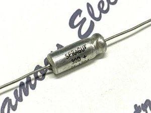 4pcs - SPRAGUE 30D 10uF 25V Axial Electrolytic Capacitor - Picture 1 of 5