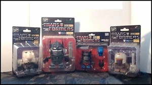 TRANSFORMERS ACTION VINYLS Hasting Exclusive OPTIMUS BLITZWING GRIMLOCK RUMBLEX4 - Picture 1 of 9