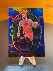 2022-23 Panini Select Blue Concourse #7 Damian Lillard - Portland Trail Blazers - Picture 1 of 2