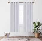 Deconovo Super Soft Solid Thermal Insulated Room Darkening Curtains for Bedroom