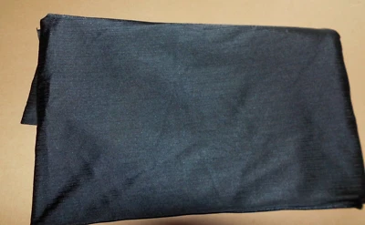 1 1/4  Yards black Fabric 63" Wide Sheer Draping Craft - Imagem 1 de 4