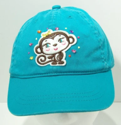 Gorra ajustable The Children's Place Monkey Girls azul verdoso talla 4-7 Foto 1 de 4