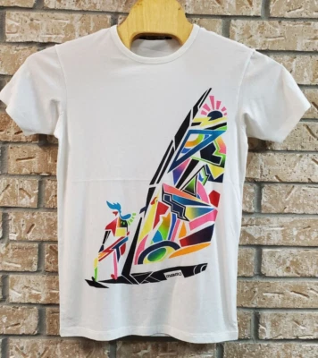 Camiseta gráfica Marc by Marc Jacobs para hombre XS/TP abstracta colorida nueva con etiquetas Foto 1 de 4