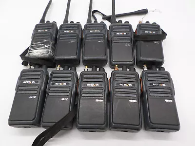 LOT OF 10  Retevis RB17V MURS Walkie Talkie VHF USB-C Charging - Image 1 of 4