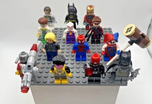 Lego Marvel Super Heroes Minifigure Lot of 13 Figures Batman Spiderman Ironman - Bild 1 von 14