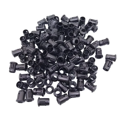 US Stock 100pcs 5mm Black Plastic LED Clip Holder Case Cup Mounting - Image 1 of 3