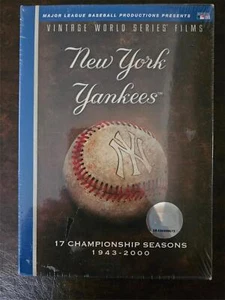 New York Yankees Vintage World Series Footage DVD x5 box set NEW SEALED - Imagen 1 de 5