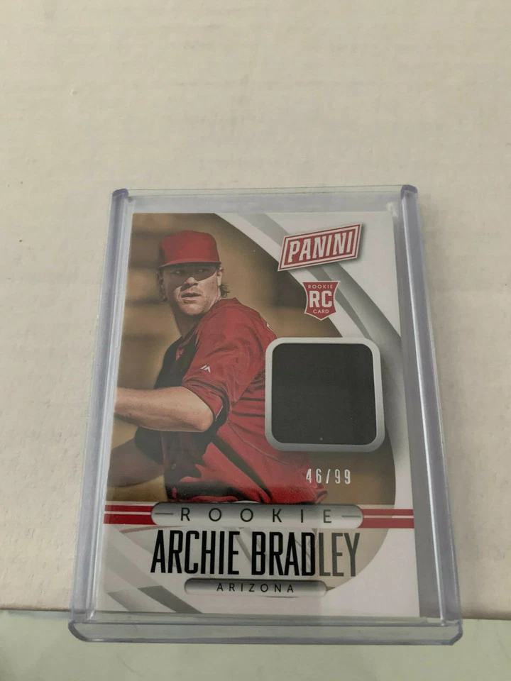 Archie Bradley 2015 The National Rookie Jersey Card #75 Serial #46/99 - Image 1 of 1