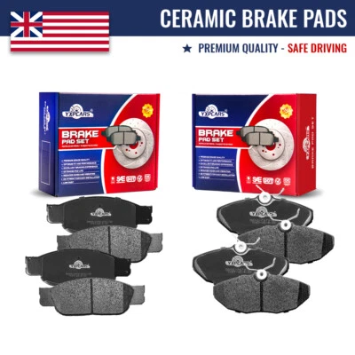 Pastillas de freno de disco de cerámica delanteras y traseras para Ford Thunderbird Lincoln LS Jaguar Foto 1 de 4