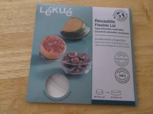 NEW Lekue Reusable Flexible Platinum Silicone Stretch Lid 11.5cm - Picture 1 of 2