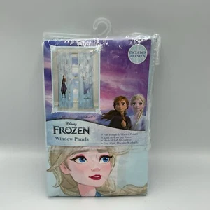 Disney Frozen Kids Bedroom Window Curtain Set, 2 Panels, 63" Length - Picture 1 of 5
