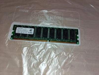 1GB DDR ECC PC3200 400MHz FCM SDU12872... 184PIN ECC MEMORY RAM (NON REGISTRATA) - Imagen 1 de 4