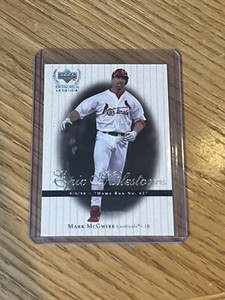 1999 Upper Deck Century Legends - Epic Milestones - Mark McGwire - #4 - Mint