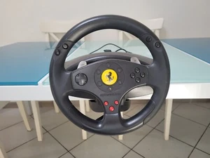 Volante e Pedaliera Thrustmaster Ferrari GT 3-in-1 Racing Wheel V2 (FUNZIONANTE) - Picture 1 of 17