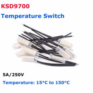 KSD9700 interrupteur de température métallique normalement fermé/ouvert protection thermique 15 ~ 150 °C - Photo 1/14
