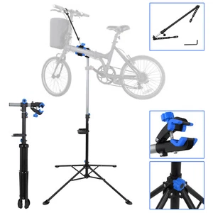 Pro Bicycle Repair Stand Rack 42-74" Adjustable Bike Mending Rack 360° Clamps - Picture 1 of 12