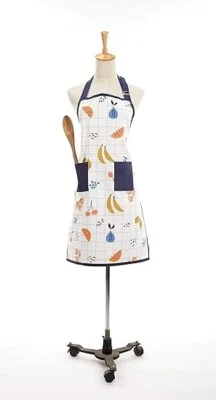 Delantal Peking Handicraft 02EO100C diseños fructíferos, 30 pulgadas de largo, algodón Foto 1 de 4