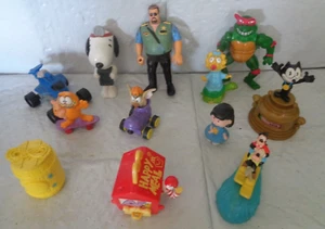 Lote de 12 piezas de juguetes/figuras diversos - Garfield - Felix - Goofy - Snoopy - Imagen 1 de 1