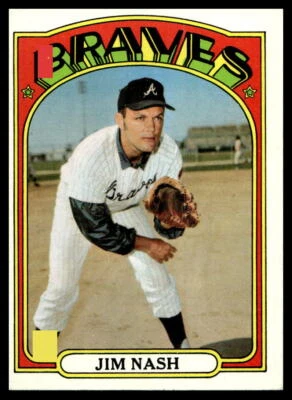 1972 Topps #401 Jim Nash Atlanta Braves EX-EXMINT - Image 1 of 2