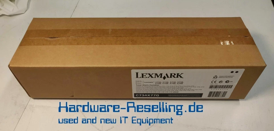 Original Lexmark C734X77G Resttoner Botella De Tóner De Desecho - Imagen 1 de 1