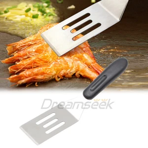 Spatel Edelstahl Pfannenwender Spachtel Kochwender Grillspachtel Metall 20.2cm - Bild 1 von 12