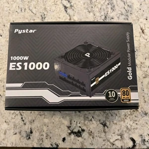 Pystar 1000W ES1000 80 Plus Gold Modulares Netzteil - Bild 1 von 2
