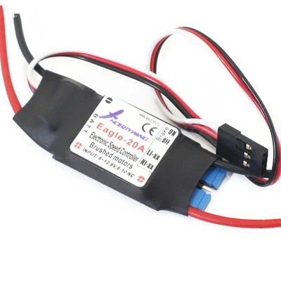 20A 2KHz PWM Frequency Brushed ESC Motor For Hobbywing Eagle RC Airplane Plane - Image 1 of 4