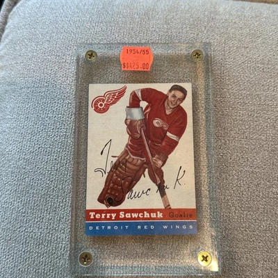 1954-55 TOPPS  # 58  TERRY SAWCHUK   26541 - Image 1 of 4