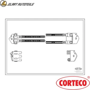 TUBO FRENO 19030323 PER FORD TRANSITpiattaforma/Telaio H9FA/FXFA/DOFA 2.4L 4cyl - Foto 1 di 8