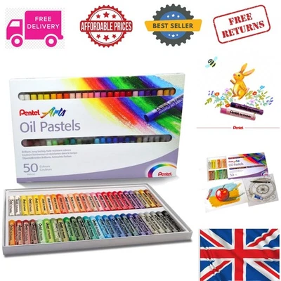 Vibrante juego de 50 unidades pastel al óleo - mezcla suavemente para impresionantes obras de arte Foto 1 de 4