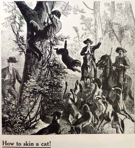 Hunting Dogs Cat Hunters Young Rubicam Advertising Vtg 1941 Magazine Print Ad - Picture 1 of 8
