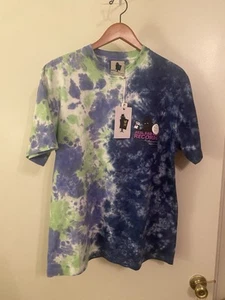 REAL BAD MAN TIE DYE GRAPHIC SHORT SLEEVE T SHIRT SZ M - Picture 1 of 8