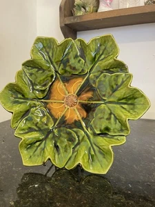 Antique Petrus Regout Maastricht Majolica Leaf Plate – Pattern 1768 - Picture 1 of 11