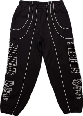 Pantalones deportivos Supreme X Fox Racing negros M — FW25 logotipo de tubería Foto 1 de 4