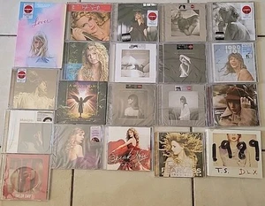 Taylor Swift 20 CD Lot Tortured Poet Dept Speak Now Fearless 15 Are New 5 Opened - Picture 1 of 15