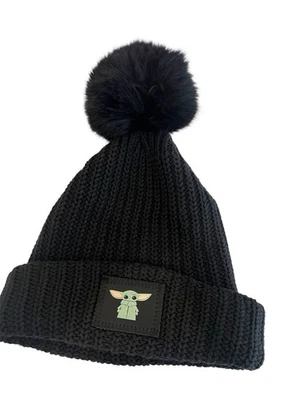 Protect Your Melon Baby Yoda Beanie | Grogu Pom Hat | Star Wars Large Poof | Coz - Image 1 of 4